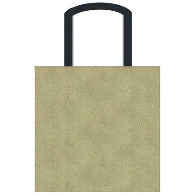 Econo Tote bag 16"X16" -100% Natural Cotton Canvas-Webbing Handles