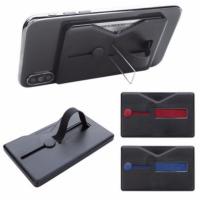 Secure Grip RFID Phone Wallet with Stand