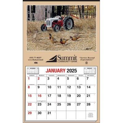 Larry Anderson Wildlife "8N Ringnecks" Full Apron Hanger Calendar