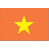 2'x3' Vietnam U.N. Nylon Outdoor Flag - Style B