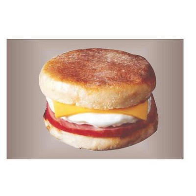 Breakfast Sandwich Rectangle Metal Photo Magnet (2"x3")