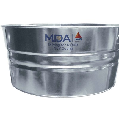 55 Quart Galvanized Metal Tub