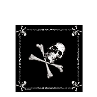 22" Jolly Roger Print Bandana