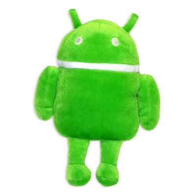 8" Custom Green Android Character Stuffed Animal