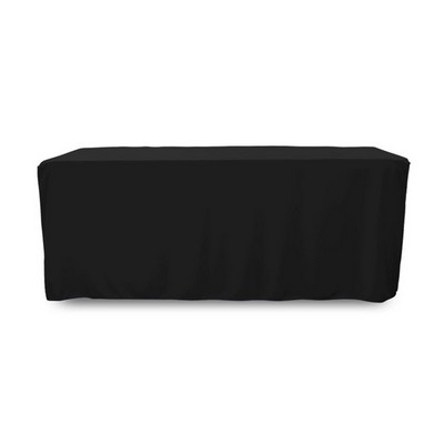 6' Premium PolyKnit™ Fitted Style Blank Table Cover (72"x30"x29")