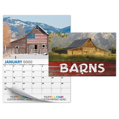 13 Month Mini Custom Photo Appointment Wall Calendar - BARNS