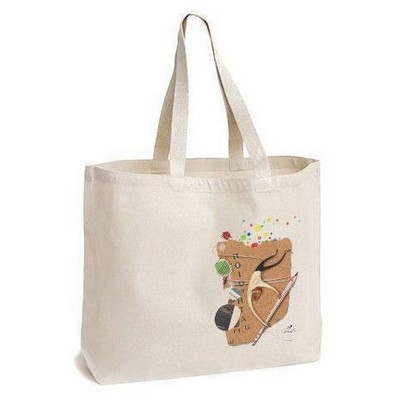 8 Oz. 16"x14" Cotton Canvas Tote Bag