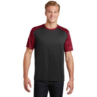 Sport-Tek® Men's CamoHex Colorblock Tee