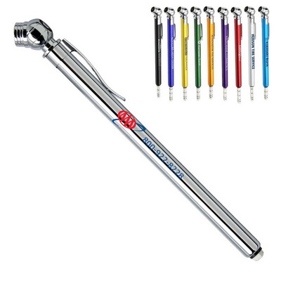 Metal Head Pen Size Tire Gauge