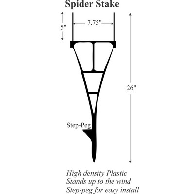 Spider Stakes for Yard signs - No Minimums!