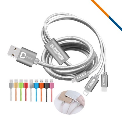 Rugger 3in1 Charging Cable (Gray)