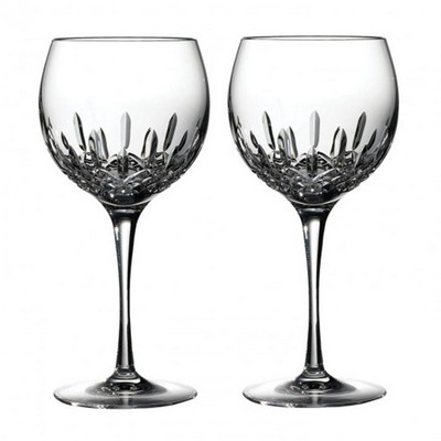 Waterford Lismore Essence Balloon Wine, Pair