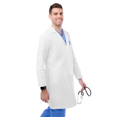 Adar Universal Unisex Four-Pocket 39" Midriff Lab Coat