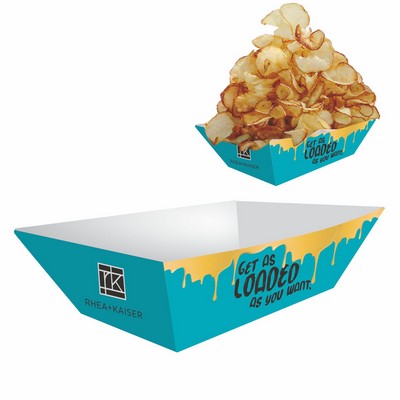 Digital Printed Large Food Tray (8"x5¼"x2")