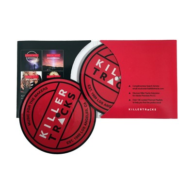 Double Sleeve - 1-Sided Record Label Coasters