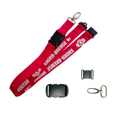 3/4" x 36" Breakaway Polyester Lanyard