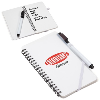 Write + Wipe Erasable Jotter Notebook