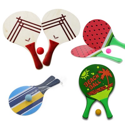 Beach Paddle Game Set