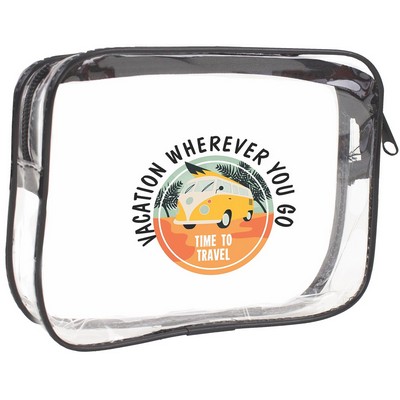 On The Go Clear Travel Pouch