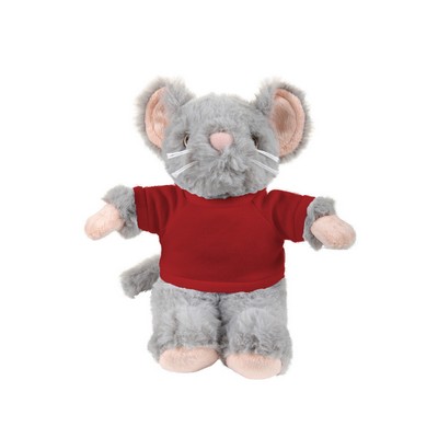 soft plush Mouse with t-shirt