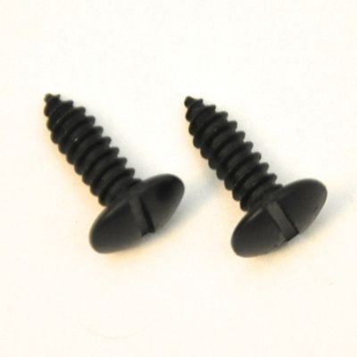 Black License Plate Screws (100 Per Pack)