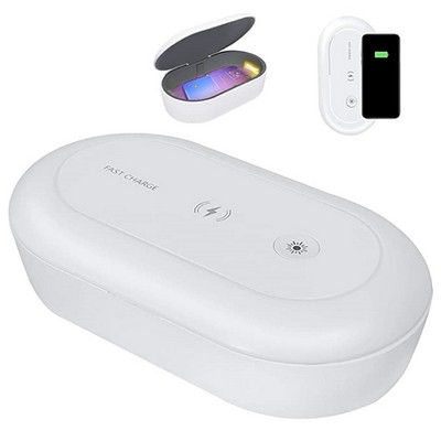 Multi-Function UV Light Sterilizer Box w/Wireless Charger