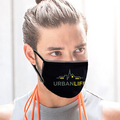 Cotton Mask with Reflective Trim- 1 color