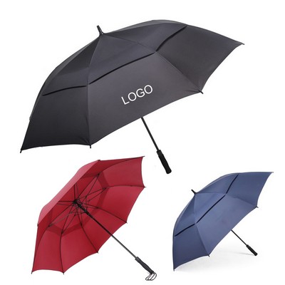 60" Automatic Open Vented Golf Umbrella