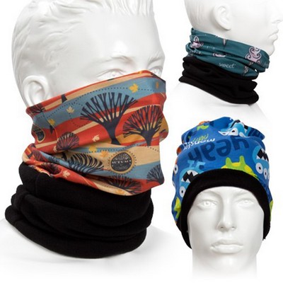 Microfiber Multi-Function Scarf with Fleece