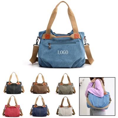 Woman's Shoulder Canvas Bag