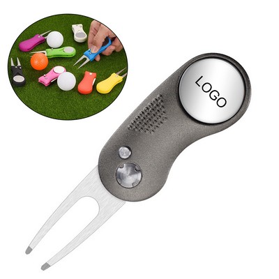 Metal Golf Divot Repair Tool