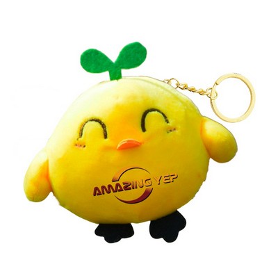 4.5" Keychain Squishmallow Plush Key Tag - Chicken