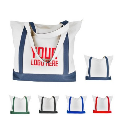 Full Color Canvas Carry-All Tote bag