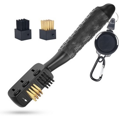 Retractable Golf Club Brush