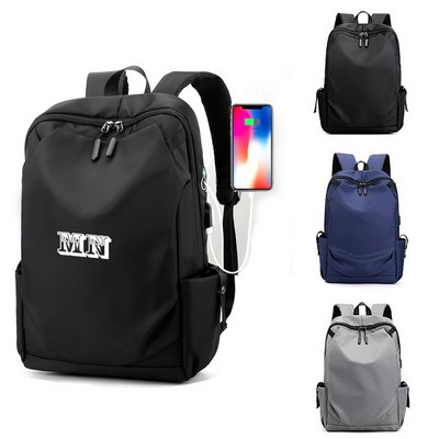 Backpack with USB Charging Port