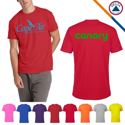 Delta Apparel 4.3 Oz. Polyester/Cotton Tees