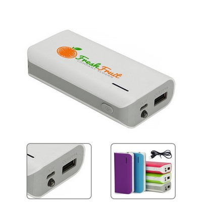 3000 mAh Power Bank With Flashlight