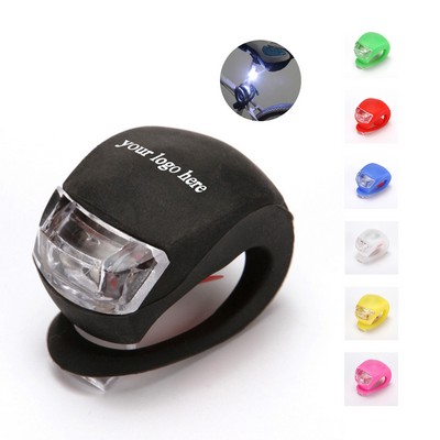 Silicone Waterproof Bike Headlight And Taillight