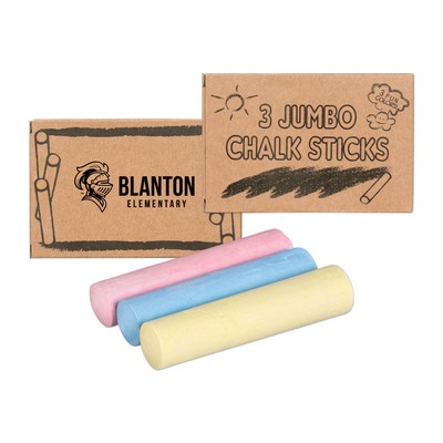 3 Pack Chalk in Kraft Box