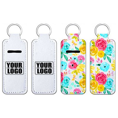 Full Color Lip Balm Holder Keytag