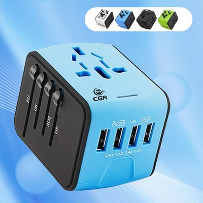 4-Port Universal Travel Adapter