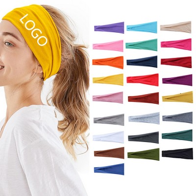 Workout Headband Non Slip Elastic Sports Hairband