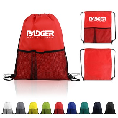 Half Time Mesh Drawstring Backpack