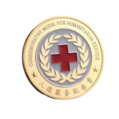 0.98" Soft Enamel Zinc Challenge Coin