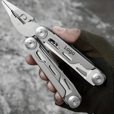 Outdoor Emergency Pliers Tactical Folding Knife Bottle Opener Screwdriver