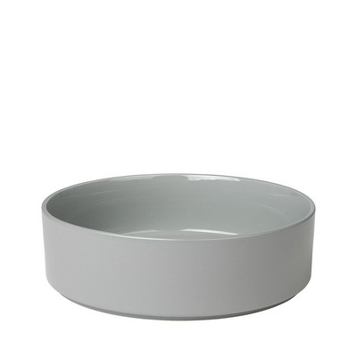 blomus Pilar Mirage Gray Large Serving Bowl