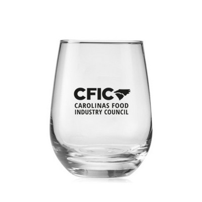 15.25 Oz. Libbey Stemless Glasses w/Custom Logo