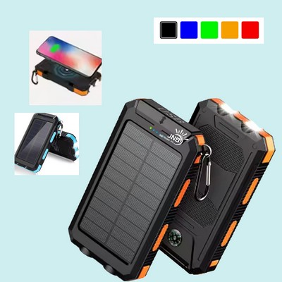 Solar-Powered Headlamp Power Bank 10000mAh