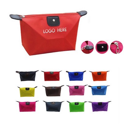 Dumpling Shape Portable Cosmetic Bag