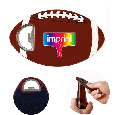 Football Coaster Bottle Opener